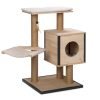 Designed by Lotte Nola - Krabmeubel - Hout - Bruin - 56x56x97 cm