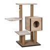 Designed by Lotte Nela - Krabmeubel - Hout - Bruin - 56x56x124 cm